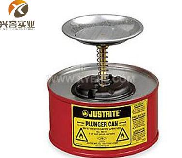 Justrite 2升鋼制活塞罐 10208Z
